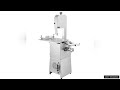 vevor commercial electric meat bandsaw 850w stainless steel vertical bone sawing machine review