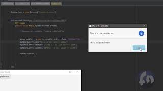 5. Javafx Alert box in detail