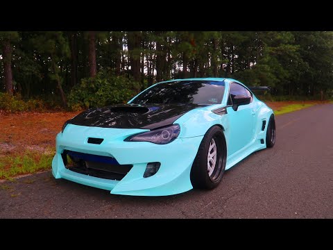 Building A Widebody BRZ In 10 Minutes - YouTube