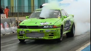 Medicine Man 2JZ Skyline @ TTASA Championship Drags Rd1 2025