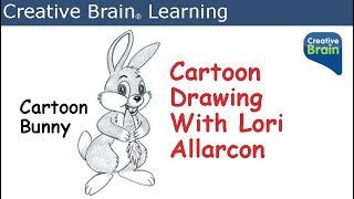 Cartoon Bunny Drawing - Creative Brain Learning