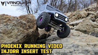 Vanquish VS4-10 Phoenix Trail Run And Injora Blue Insert Test!