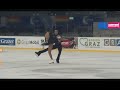 Amy Cui & Jonathan Rogers USA Free Dance Ice Challenge 24 Graz