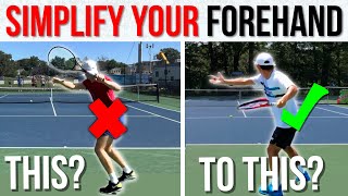 Improve Your Forehand By Shortening The Size of Your Loop