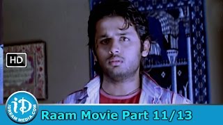 Raam Telugu Movie Part 11/13 - Nitin, Genelia