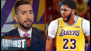 Nick Wright react to AD say he's "still learning" how to play with LeBron after LAL lose to LAC