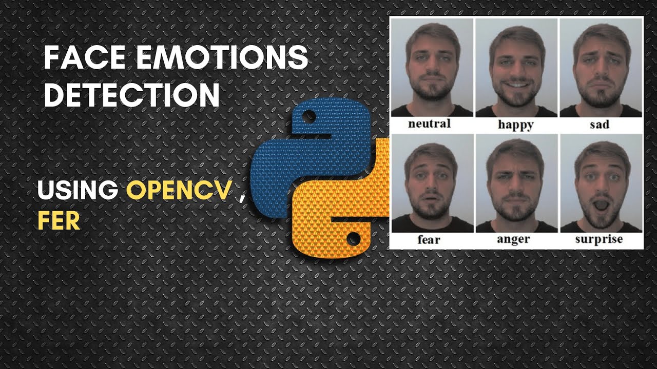 Emotions Detect Of Face | Using Fer , OpenCV | Python Tutorial | # ...