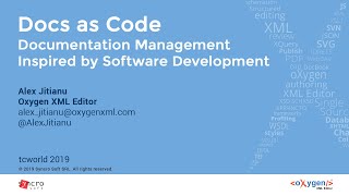 "Docs as Code - Documentation Management Inspired by Software Development" presented by Alex Jitianu