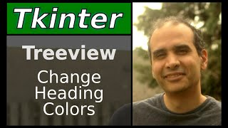 Tkinter - Treeview Change Heading Colors