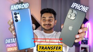 How to Transfer Data iPhone to Android & Android to iPhone - Photos, Videos & Data (Free in 2023)