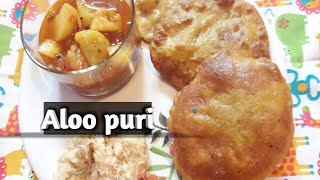 Crispy Aloo puri/Rajo Special Aloo Puri/Aloo puri Reciepe/Veg recipe/easy Breakfast/Masala Aloo puri