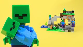 LEGO Minecraft The Zombie Cave | Set Review \u0026 Speed Build