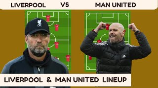Liverpool and Man United Possible Head to Head Lineup | Liverpool vs Man United | Premier League