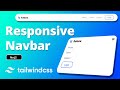 How to Make Responsive Navbar in Tailwind in 7 min | Tailwind Only | Source Code