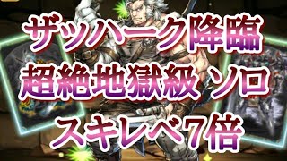 【パズドラ】ザッハーク降臨  超絶地獄級 ソロ 周回編成  ライザーPT