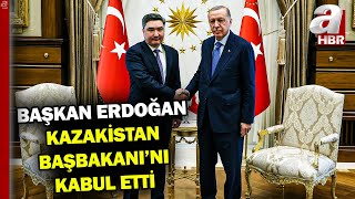 Başkan Erdoğan Kazakistan Başbakanı Bektenov'u kabul etti | A Haber