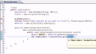 Intermediate Java Tutorial 31 Listening for User Events YouTube