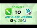 How To Solved And Convert Corel Draw File New Version To Corel Draw File Any Older Version 2021