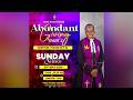 ABUNDANT GIVING PART I || SECOND SERVICE || REV LYDIA KAHIGA|| PCEA NYARI CHURCH NAIROBI