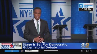Setting the stage for Democratic gubernatorial debate on CBS2