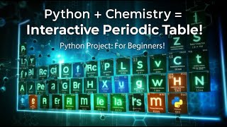 🔥 Python + Chemistry = Interactive Periodic Table! | Python Project: for Beginners!#python #shorts