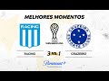 RACING 3 x 1 CRUZEIRO - CONMEBOL SUDAMERICANA 2024 | Paramount Plus Brasil