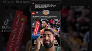 NY Knicks Miss out again | Donovan Mitchell Cavaliers Trade w/ Jazz #nbabasketball