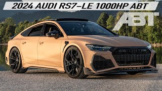 WORLD PREMIERE with 1000HP! 2024 AUDI RS7-LE 1000 ABT - The most powerful ABT car ever! New tech!