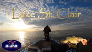 Pre-Spawn Bass Fishing Lake St. Clair