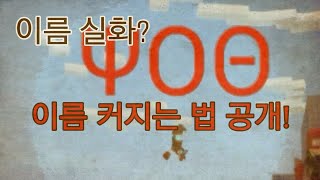 픽셀건- 이름 실화? 최신 버그인감 ㅋㅋ 이름 커지는 법 공개!