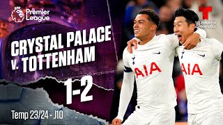 Highlights & Goles: Crystal Palace v. Tottenham 1-2 | Premier League | Telemundo Deportes