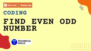 Coding : Find Even or Odd Numbers using Makecode Arcade | Makecode | Coding | Block Coding || Python