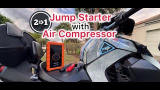 Jump Starter/Air Compressor Combo 2n1