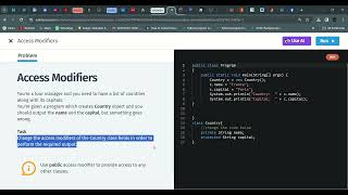 04 Access Modifiers | Java Intermediate | Sololearn