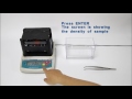 Demo Video for DahoMeter Solid Density Meter , Densimeter , DensitometerDH-300