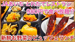 【愛知ランチ】JAあいち♡とれたてレストラン！980円で食べ放題ビュッフェ！【瀬戸市ランチ】【ランチビュッフェ】