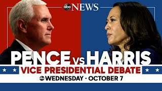 2020 Vice Presidential Debate: WATCH LIVE VP Mike Pence, Kamala Harris go head-to-head | ABC News