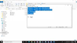 Sql DBA Batch 38 Class 3