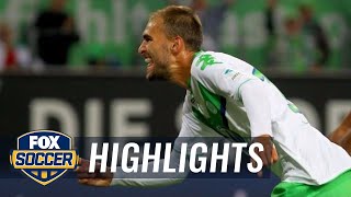 Bas Dost slots in from close range to break the deadlock - 2015–16 Bundesliga Highlights