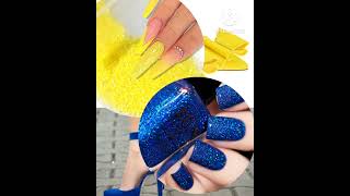 Blue GLITTER VS yellow glitter what you like share subscribe please  #subscribe #glitterandlazers 🥺🥺