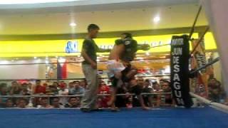 Fritz Biagtan 3-3, SM Mall in Dasma phlippines muay thai kickboxing