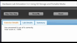 Hardware Lab Simulation 5-2: Using SD Storage and Portable Media