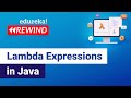 Lambda Expressions in Java | Java Lambda Tutorial | Java Certification Training | Edureka Rewind