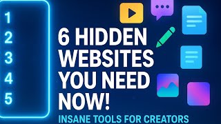 6 Free Insane Websites Every Creator Must Use in 2025 (Total Game Changers!)