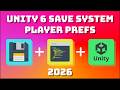 [UNITY] How To Save Data In Unity 6. Unity Player Prefs Saves System. 2026.
