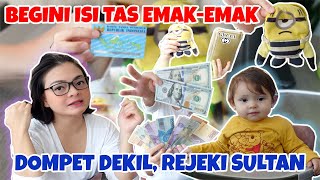 GEREBEK TAS DAN DOMPET DEKIL KESAYANGAN MAMA HASYA.. ADA UANG BERAPA YAH??