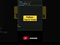Python Tutorial - Python Tips and Tricks #Shorts #EICS