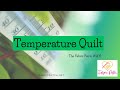 Let's Get Ready to Sew our Temperature  Quilt!