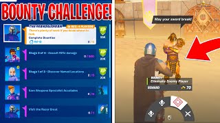 How To Get BOUNTY CHALLENGES In Fortnite Battle Royale | How To Complete! #Fortnite #Season5 #Season