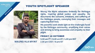 Charter for Compassion Global Youth Conference - Youth Spotlight Speaker: Maung Hla Myint